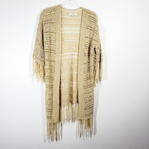 UMGEE OPEN FRONT KNIT CARDIGAN